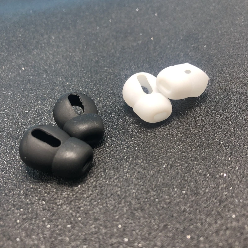 Фото Ear pads for Airpods 1/2 Wireless Bluetooth Iphone Earphones Silicone Covers Caps Earphone Case Earpads Eartips 2pcs/Pair №5