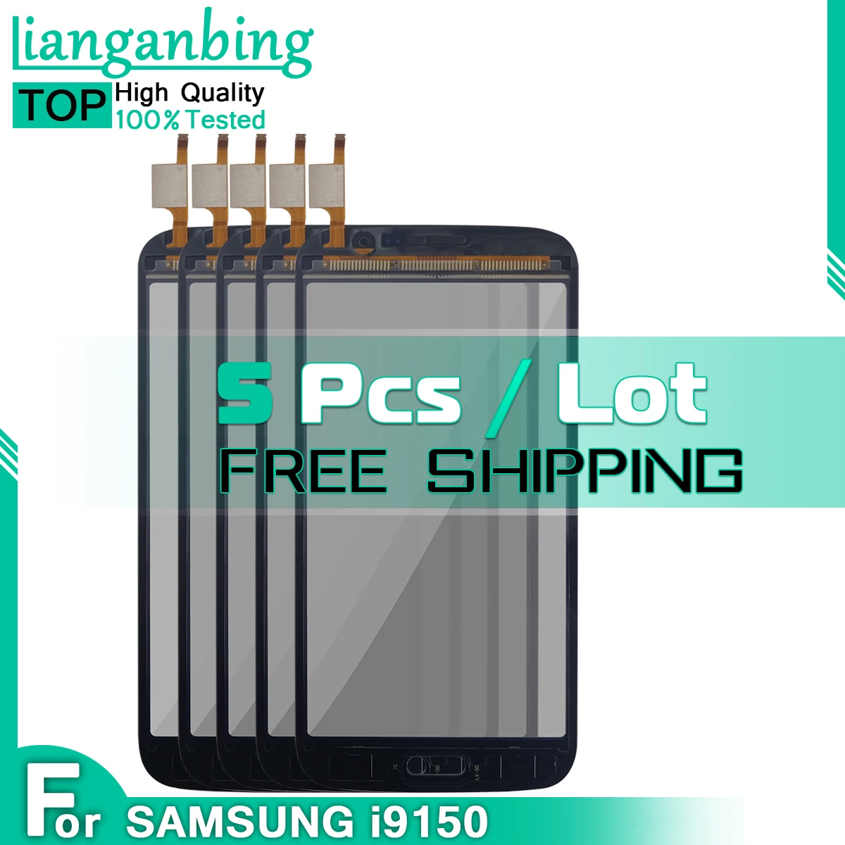 5 шт. сенсорный экран для Samsung Galaxy Mega i9150 i9152 GT-i9150 дигитайзер Переднее стекло
