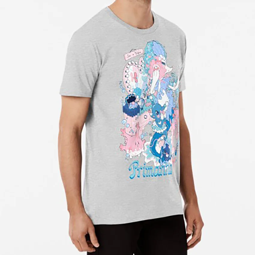 Семья стартера: футболка Primarina sun moon brionne clamperl corsola luvdisc popplio beauty