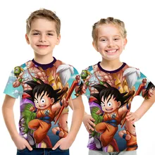 Коллекция года, новые футболки с драконом и шариком Z Детская уличная футболка с принтом «Супер Саян», «супер-инстинкт», «Гоку Вегета»