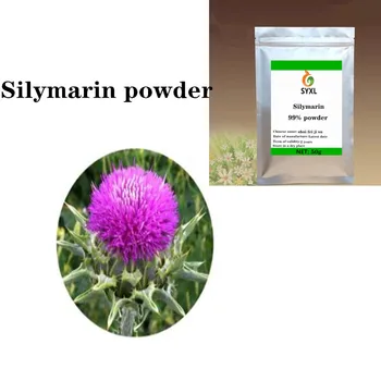 

Pure Silymarin Extract Silymarin powder Milk Thistle P.E Silibinin Silybin silymarin Extract Treat Hepatitis Protect Liver