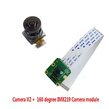 Raspberry Pi Cámara V2 y 160 grados IMX219 módulo de cámara 8mp juntos