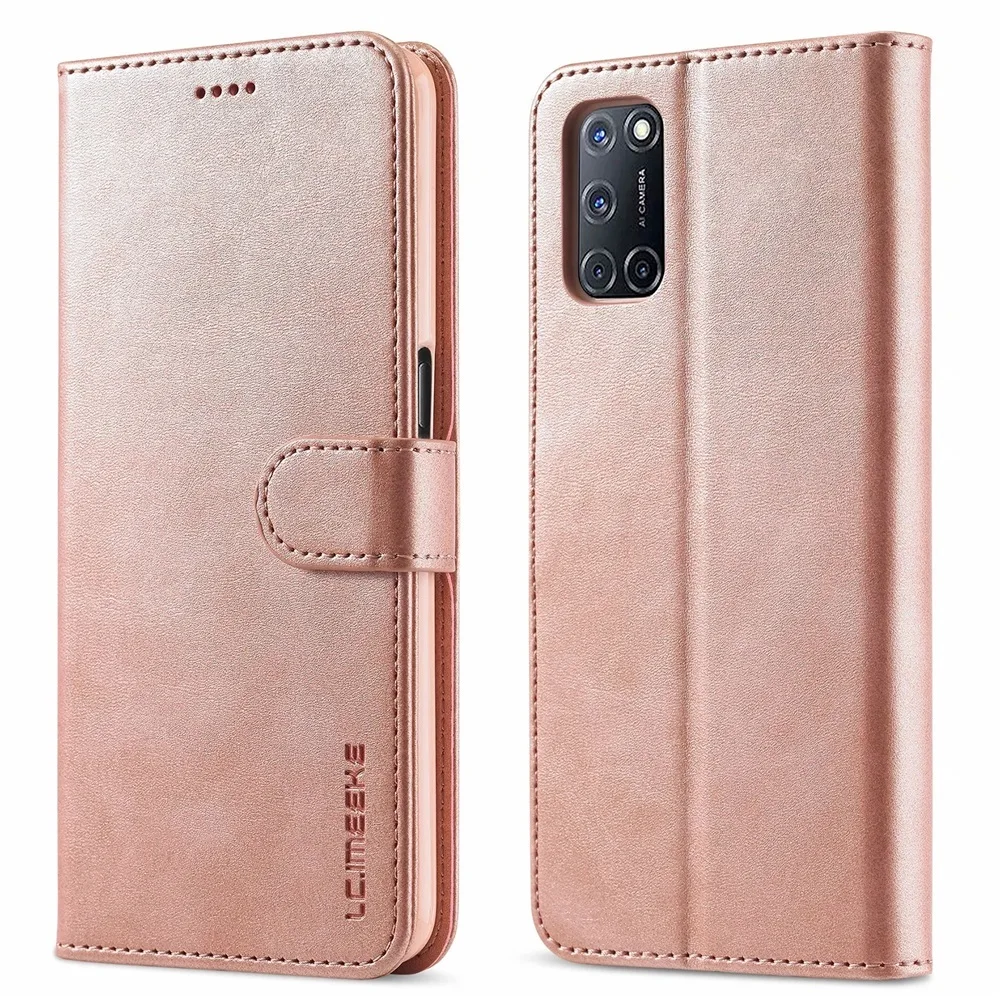 Lederen hoesje voor OPPO F19 Pro Plus A94 A92S A92 A74 A72 A53S A53 A52 A33 A32 A11X A11 A9 A5 Realme C25 C21 C20 C3 C15 C1_voghion.com