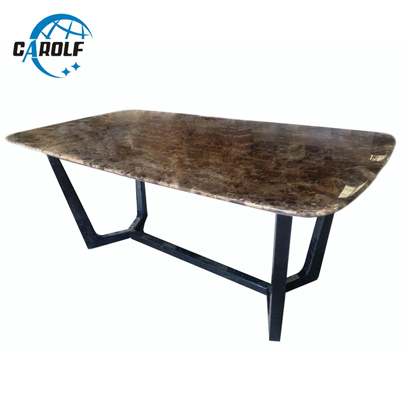 Contemporary Style Marble Top Oval Dining Table With Solid Wooden Frame Dining Tables Aliexpress