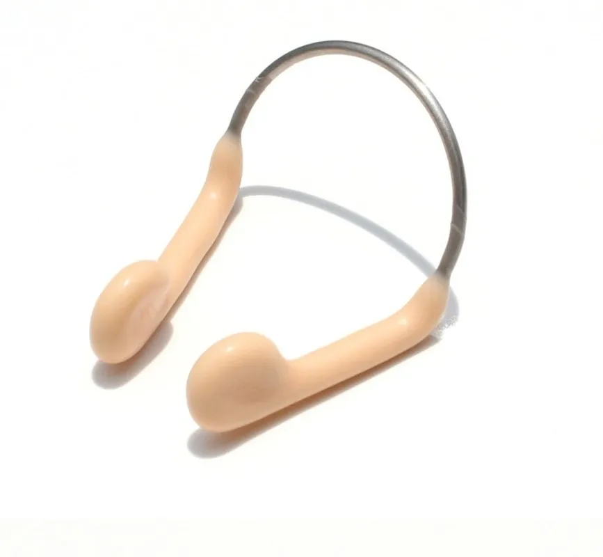 Nose-Clip Swimming-Accessories Steel-Wire Diving Water-Sports Soft-Silicone for Skin-Color