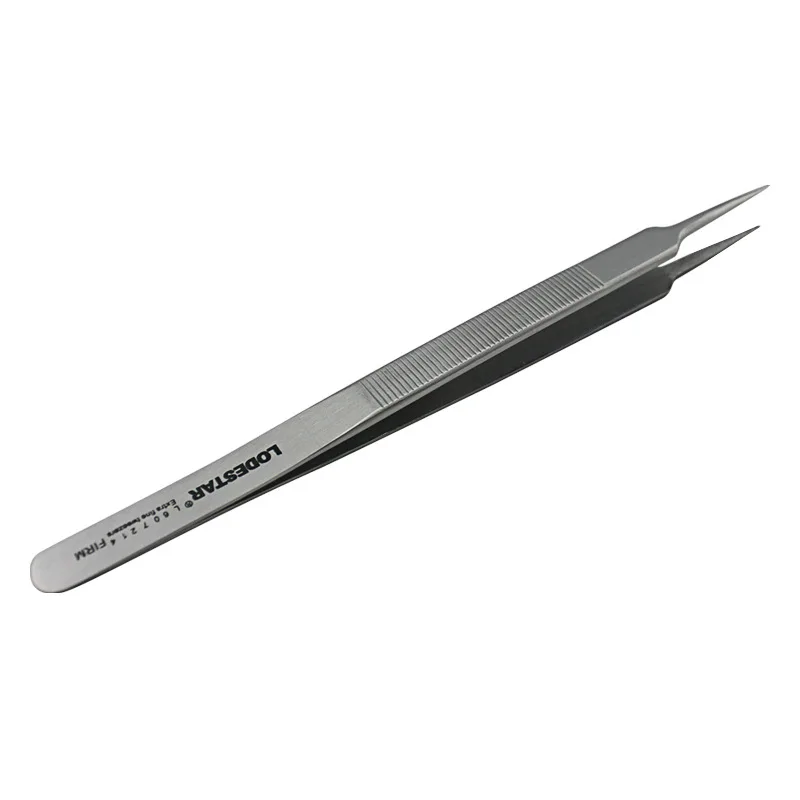 Lodestar/Leda L607214 Пинцет тусклый полированный твердый Стандартный длинный пинцет