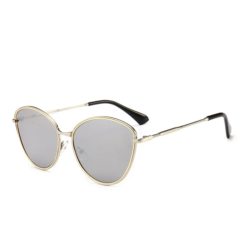 Европейский и американский стиль стильные новые стильные модные разноцветные солнцезащитные очки - Цвет линз: Silver frame Mercury