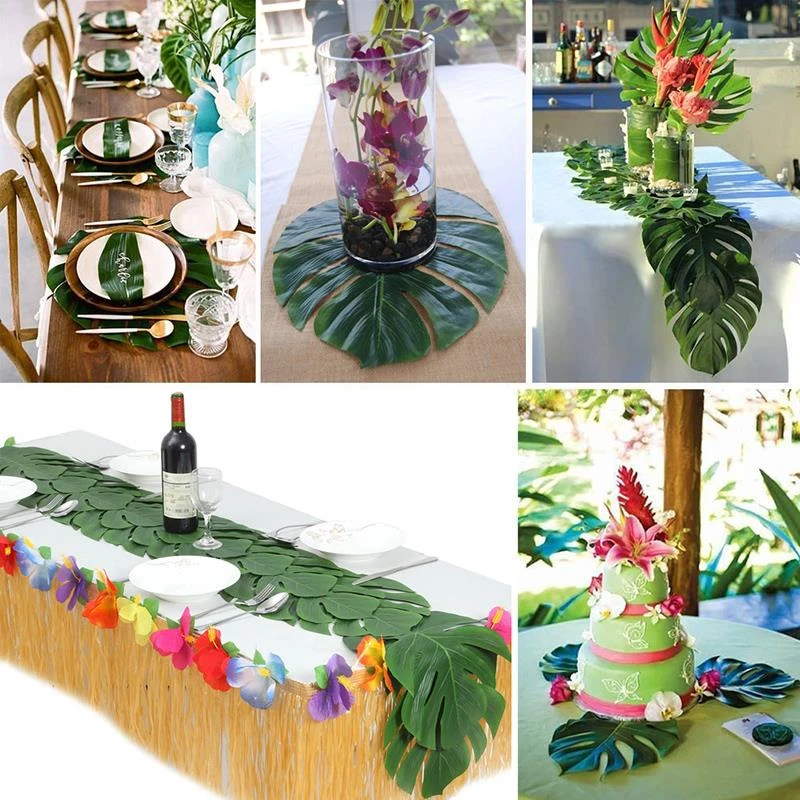 1 Set Simulation Leaves Flowers Luau Maui Moana Table Decoration Beautiful Artificial Palm Leaves Artifical Hibiscus Flowers Party Diy Decorations Aliexpress 1 Set Simulation Leaves Flowers Luau Maui Moana Table Decoration Beautiful Artificial Palm Leaves Artifical Hibiscus Flowers Party Diy Decorations Aliexpress
