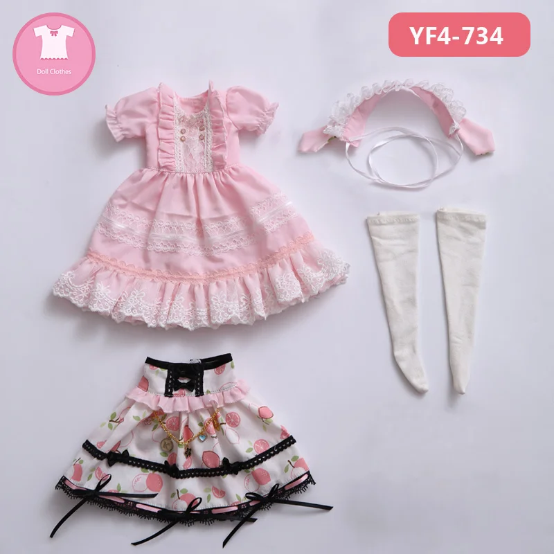 BJD одежда сибиля MinifeeD AI Littleowl Minifee и DZ девушка тело 1/4 BJD платье SD красивая кукла наряд аксессуары luodoll - Цвет: YF4-734