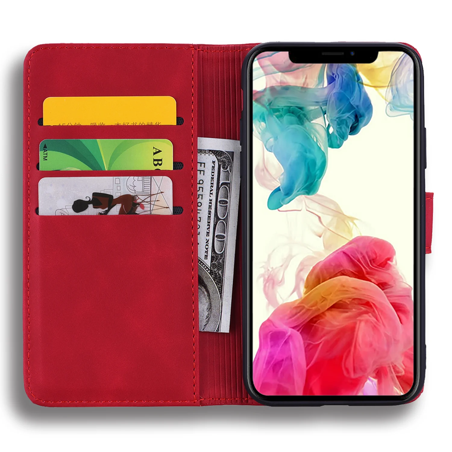 Logo Luxury Case for Redmi 8 7 7A& Note Pro 6 6A Leather Cover K20 Flip Book for Mi xiaomi A2 lite Y3 Wallet Skin touch Shell