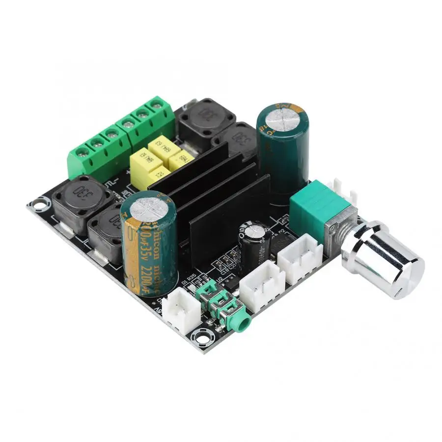 

HW-713 2x50W High Power Audio Amplifier Board TPA3116D2 Dual Channel Digital Subwoofer Module Amplifier Board