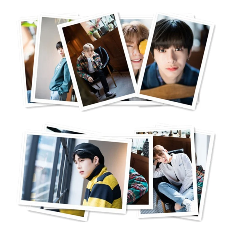 40 шт./компл. MONSTA X альбом самодельная бумага Lomo карты фото плакат в виде карты HD фотостудии игрушек, для подарка, для фанатов