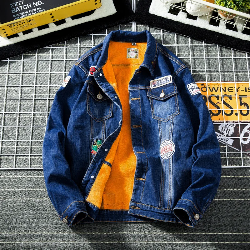 

Semi-Grid Guapai Fashion Man plus Velvet Jacket Suits 8009-2-1