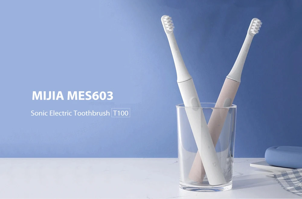 11 MIJIA MES603 usb зарядка заряжаемая звуковая электрическая зубная щетка T100