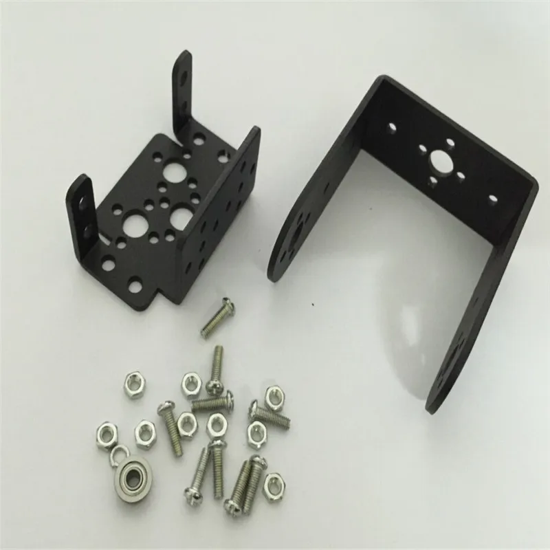 2 Dof Servo Bracket Kit Short Pan And Tilt Servos Bracket Sensor Mount