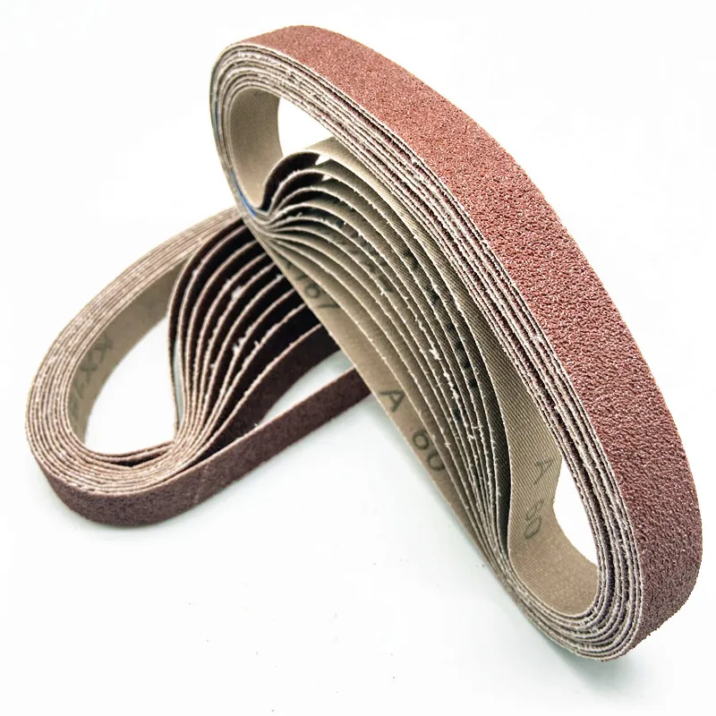 Details about   10pcs 33*1cm Abrasive Sanding Belt 40-600# Sander Grinding Polishing Buffer Tool 