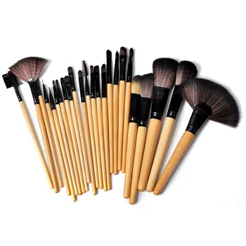 

24 pcs/SET Wool Brand Make Up Goat Hair Brushes Set Maquillage Makeup Brush Set Tools Make-up Toiletry Kit