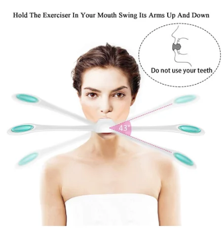 

1set Facial Fitness Massage Tool Muscles Training Wand Anti Age Wrinkles Massager Smile Exercise Tools Face Face Lift SFC060