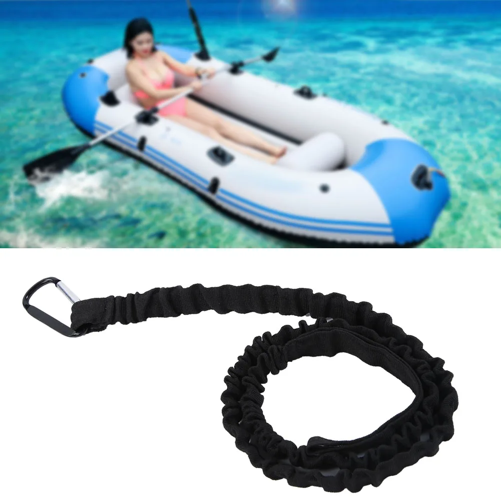 Multifunction Paddle Tie Rope Elastic Paddle Leash Paddling Safety Leash Fishing Rod Belt Inflatable Boat Canoe Kayak Lanyard
