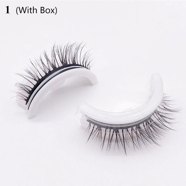 Self-Adhesive False Eyelashes Natural Multiple reversible glue-free self-adhesive pairs of false eyelashes Dropshipping