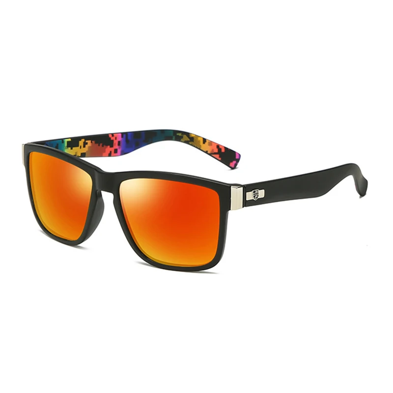 MVBBFJR Модные мужские поляризованные TR90 зеркальные солнцезащитные очки для вождения тенты очки Женские квадратные модные брендовые дизайнерские солнцезащитные очки UV400 - Цвет линз: C8