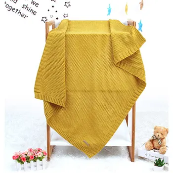 

Toddler Infant Newborn Baby Boy Girl Blanket Knitted Swaddle Wrap Warm Soft Bedding Quilt For Bed Strollers Blankets