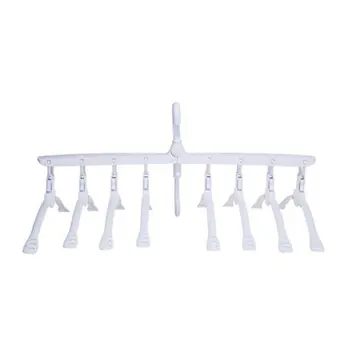 

Creative Multi-layer Folding Hangers Multi-Layer Folding Hanger Home Drying Rack Storage Artifact Magic Clothes Support