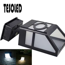 Солнечная настенная лампа зарядка от солнца 6 часов работы 6 часов наружного освещения для садовых ворот прохода садовых огней 8,16