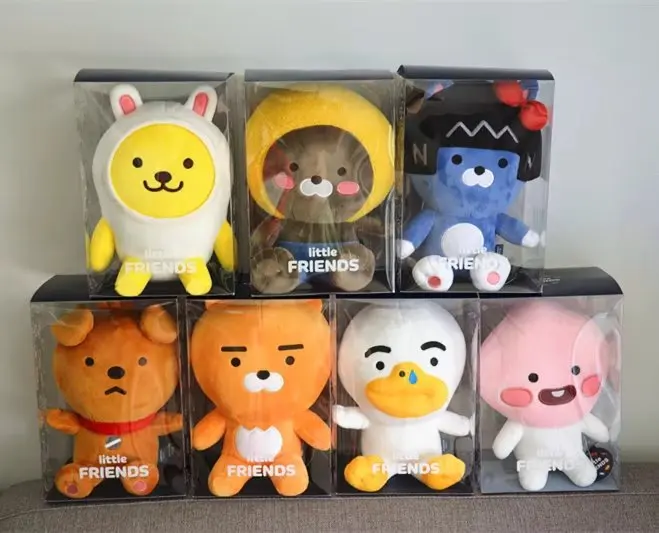 

Kakao Fart Peach Cacau Lion Infant Edition Gold Min Tin Stuffed Toy Doll Gift
