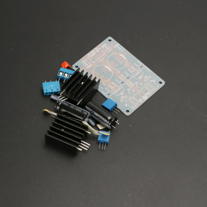 KYYSLB AC12V LM317 LM337 Power Board Dual Supply Adjustable Regulated Amplifier Preamp Tone Linear 2200uF/35V | Электроника
