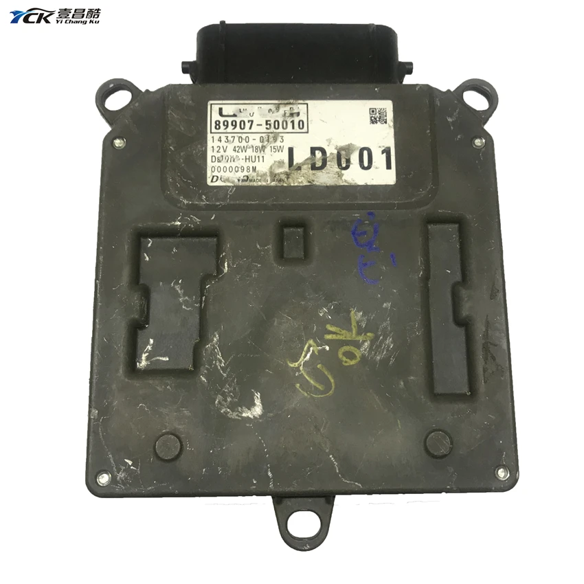 

1X YCK Original 89908 - 50010 89907 - 50010 Headlight LED Driver Module USED Car Light Accessories 143700 - 0193 143800 - 0190