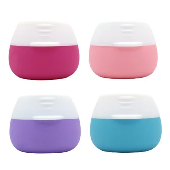 

4PCS 20ml Colorful Silica Gel Sub Box Portable Empty Cream Bottle Compact Silicone Cream Bottle Cosmetic Dispensers Bottle Small