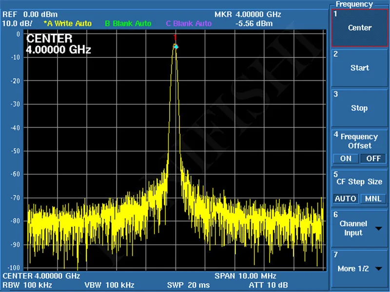 ADF4351 ADF4350 RF развертки частоты сигнала исходная плата генератора 35 M-4,4G с цветным STM32 TFT Touch lcd