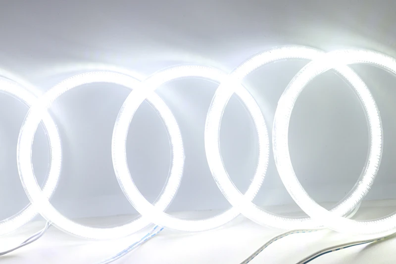 6pcs Super Bright white color 3528 SMD led Angel Eyes kit daytime running light DRL for Alfa Romeo 159 2005-2011 Car Styling