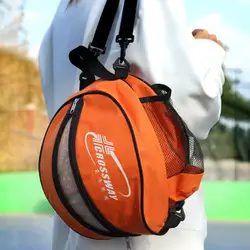 Great Basketball Carrier Single Shoulder Oxford Cloth Foldable Soccer Ball Backpack  Volleyball Carrier    Basketball Bag