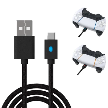 

3M PS5 Charging Cable Type C Transmission Power Line Gamepad Charger With LED Lndicator Light For PlayStation 5 PS5 Accessories