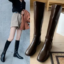 Женские ботинки; теплые зимние сапоги; женские непромокаемые сапоги до колена из водонепроницаемого материала; Женская обувь в готическом стиле; botas de mujer