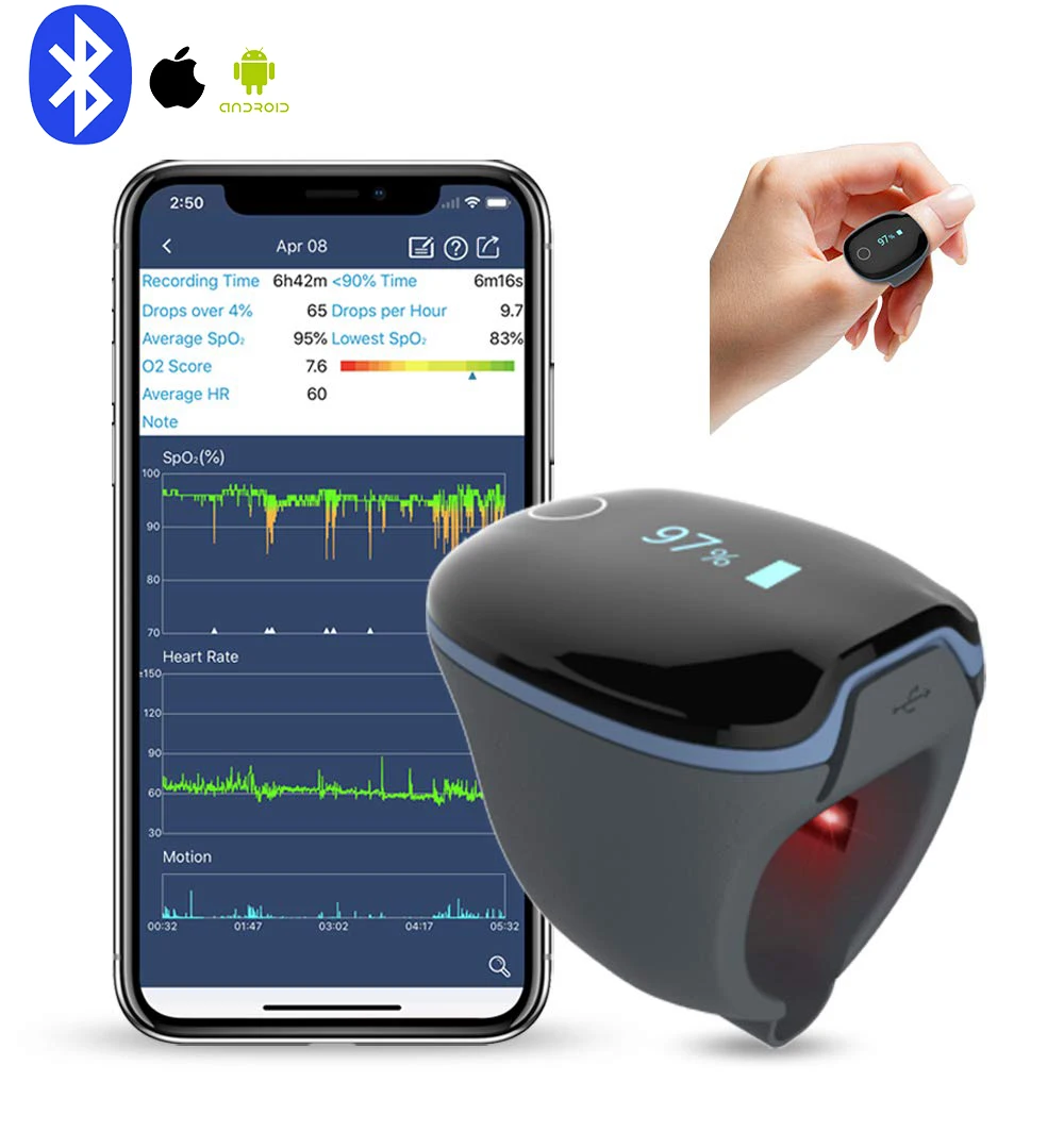 Bluetooth IOS Android giyilebilir uyku monitör titreşir hatırlatma пульсоксиметр на палец sağlık Tracker ücretsiz APP PC raporu