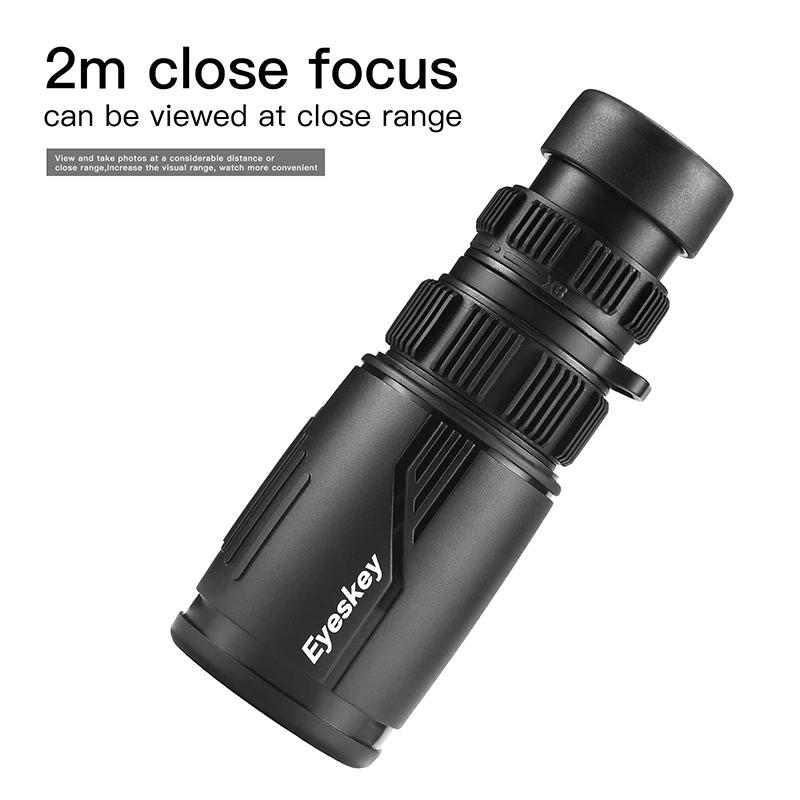 Eyeskey 8-24X42 Портативный Монокуляр компактный и водонепроницаемый Bak4 призма мобильный телефон телескоп Монокуляры для наружного кемпинга Hungt