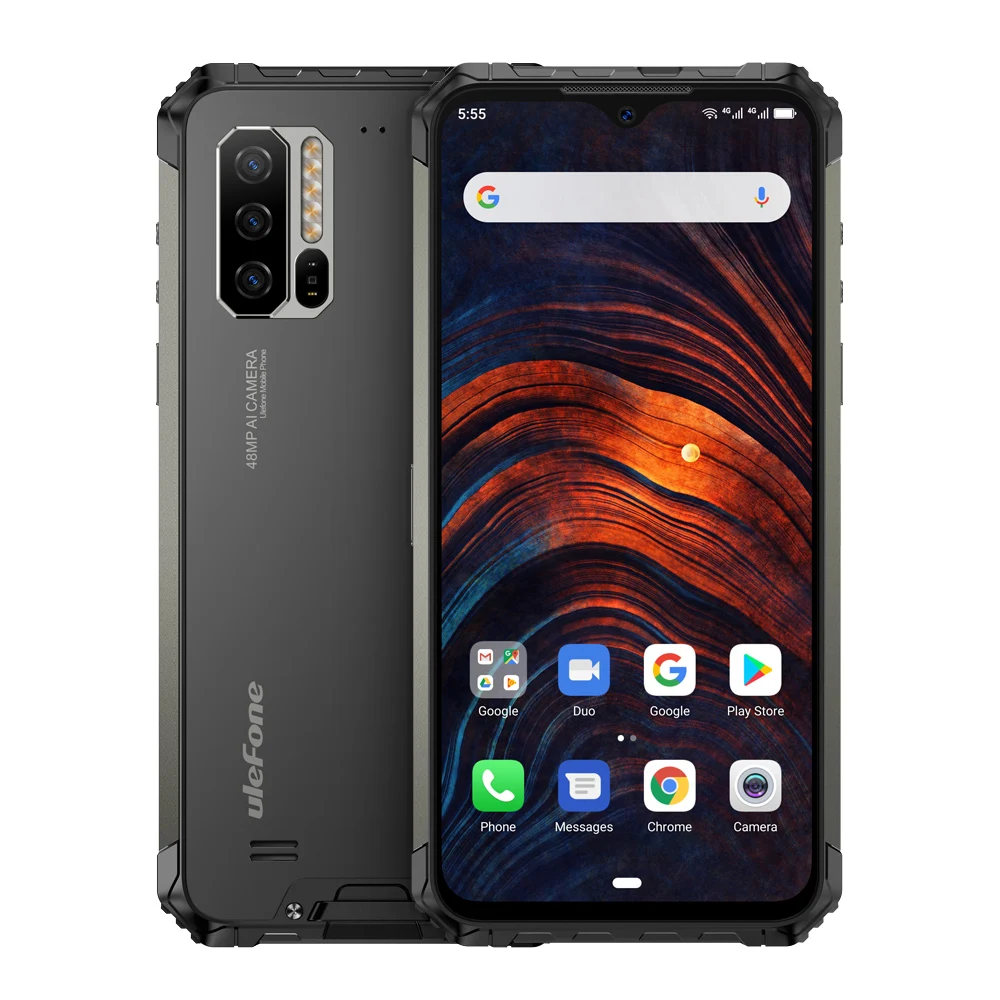 Мобильный телефон Ulefone Armor 7, 8 ГБ, 128 ГБ, Android 9,0, Helio P90, четыре ядра, 4G LTE, 48MP камера, Bluetooth 5,0, функция распознавания лица, Беспроводная зарядка, 4G