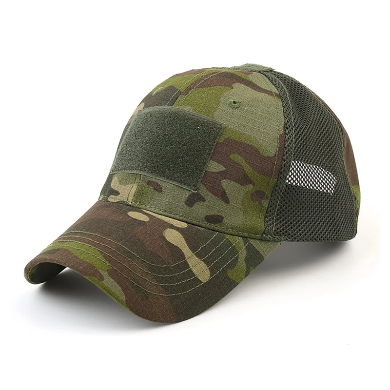 Men Women Baseball Cap Outdoor Sports Camouflage Military Army Camo Hat Trucker 