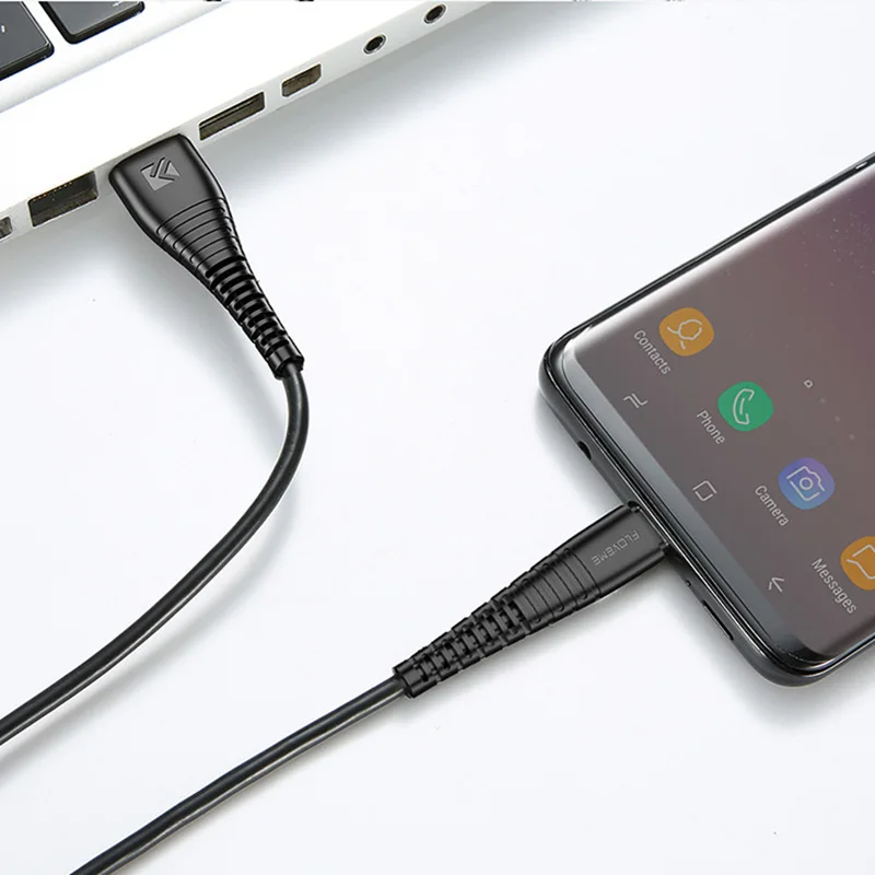 Cafele 2.4A кабель USB Type C для быстрой зарядки для samsung huawei Xiaomi LG Android мобильный телефон кабель для синхронизации данных