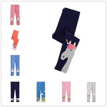 VIDMID/новые хлопковые леггинсы для девочек, детские штаны для детей возрастом от 2 до 7 лет, детские штаны с рисунком для маленьких девочек, брюки детская одежда, брюки