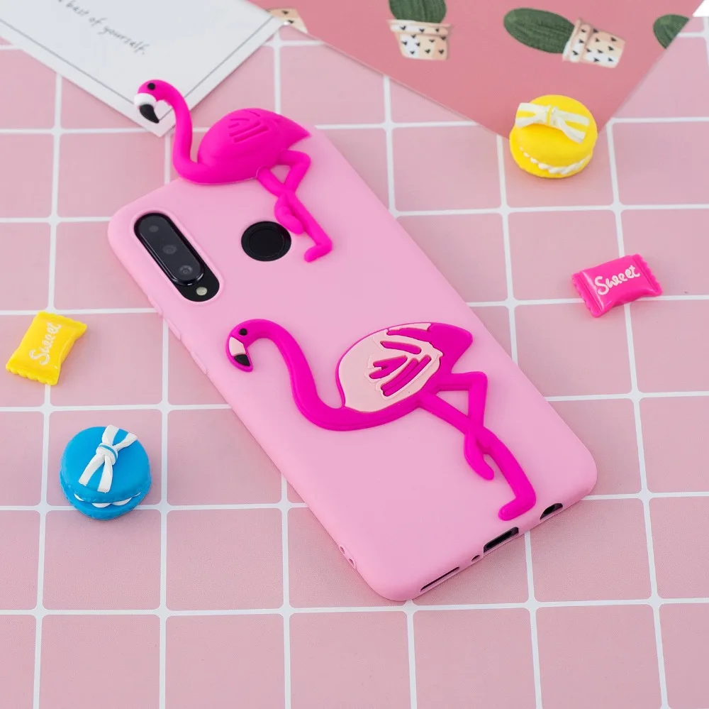 P Smart чехол для Fundas Huawei P Smart Plus чехол Coque Huawei P Smart чехол 3D единорог панда Мягкий силиконовый чехол для телефона