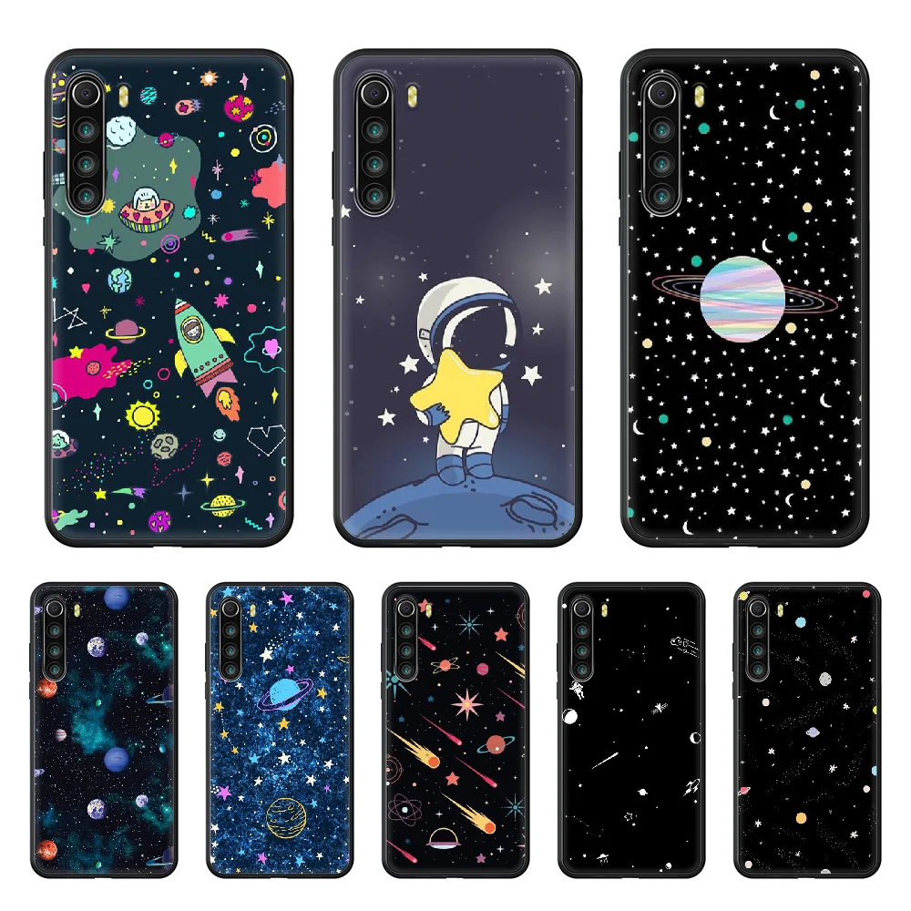 

Outer Space Planet Case Phone case For Xiaomi Redmi Note 8T 8 9 7 7A 8 8A 4 5 9S Pro black bumper pretty prime silicone