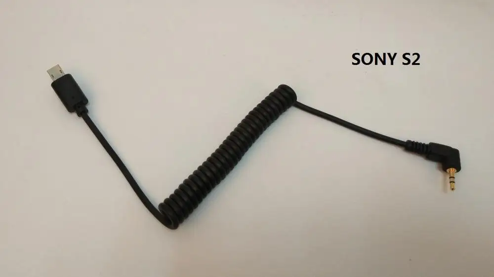 Sony S2 DHL free.100pcs. 2,5 мм дистанционный пульт дистанционного управления с кабелем для спуска затвора и соединительный шнур для объективов Can-на 760D C1 DC2 DC0 E3 N3 PC2.5 PC3.5 PC-PC S1 - Цвет: Sony S2