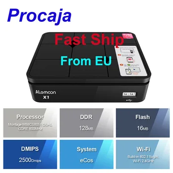 

Procaja ALEMOON X1 Satellite Receiver TV Box Smart TV Box 1080P full HD DVB S2 Support EPG casting function Set top box