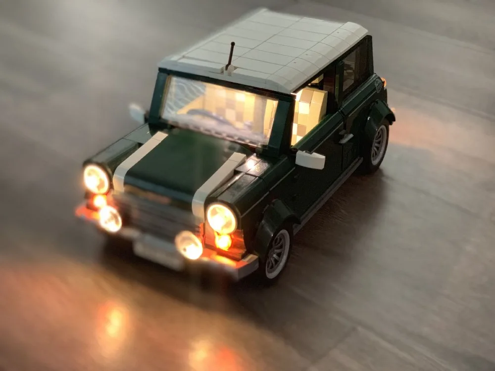 Creator Expert MINI Cooper MK VII Совместимость с Iegoset 10242 строительные блоки кирпичи модели классических машин игрушки 21002