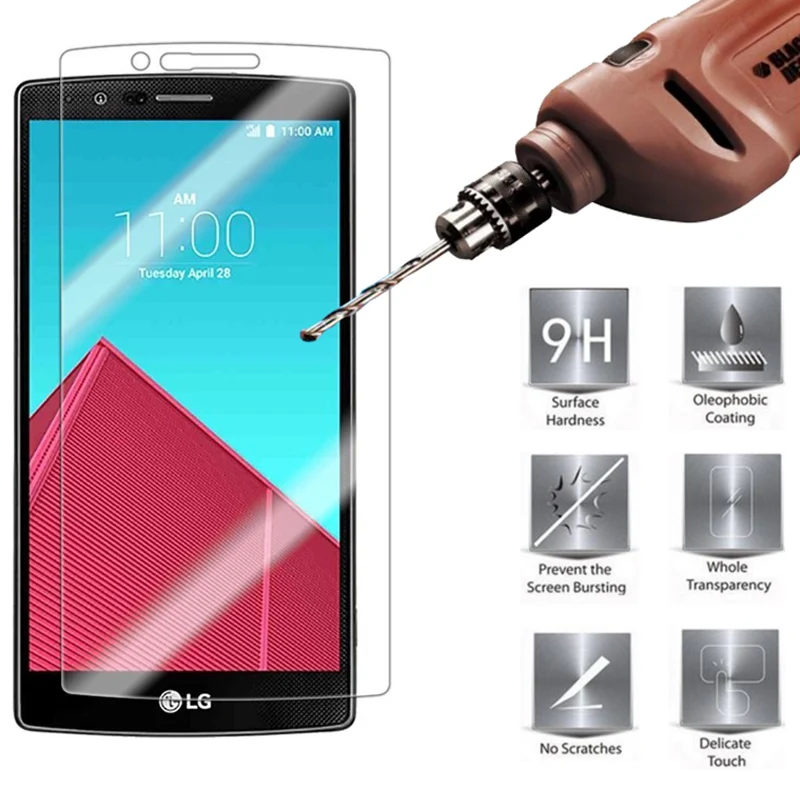 Твердое закаленное стекло 9H для LG Q6 Q8 V10 V20 V30 X защита экрана на Stylus 3 2 Plus Power X5