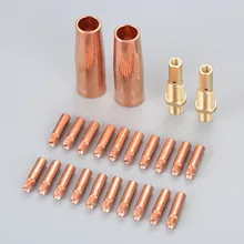 24 шт. MIG сварочный пистолет комплект. 02" наконечник насадка-диффузор подходит для Lincoln Magnum Tweco